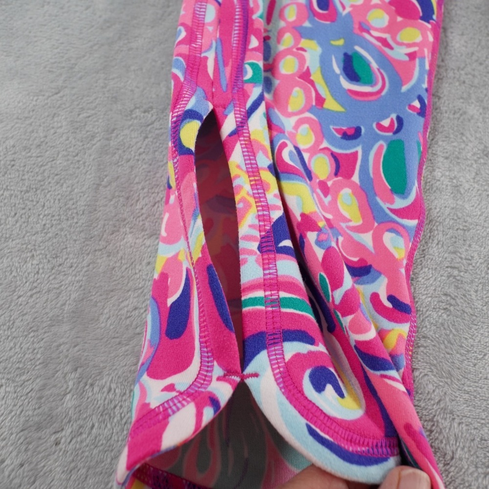 Lilly Pulitzer Luxletic Capri Leggings Multicolor Size XS Preppy Resort Colorful - Picture 8 of 13